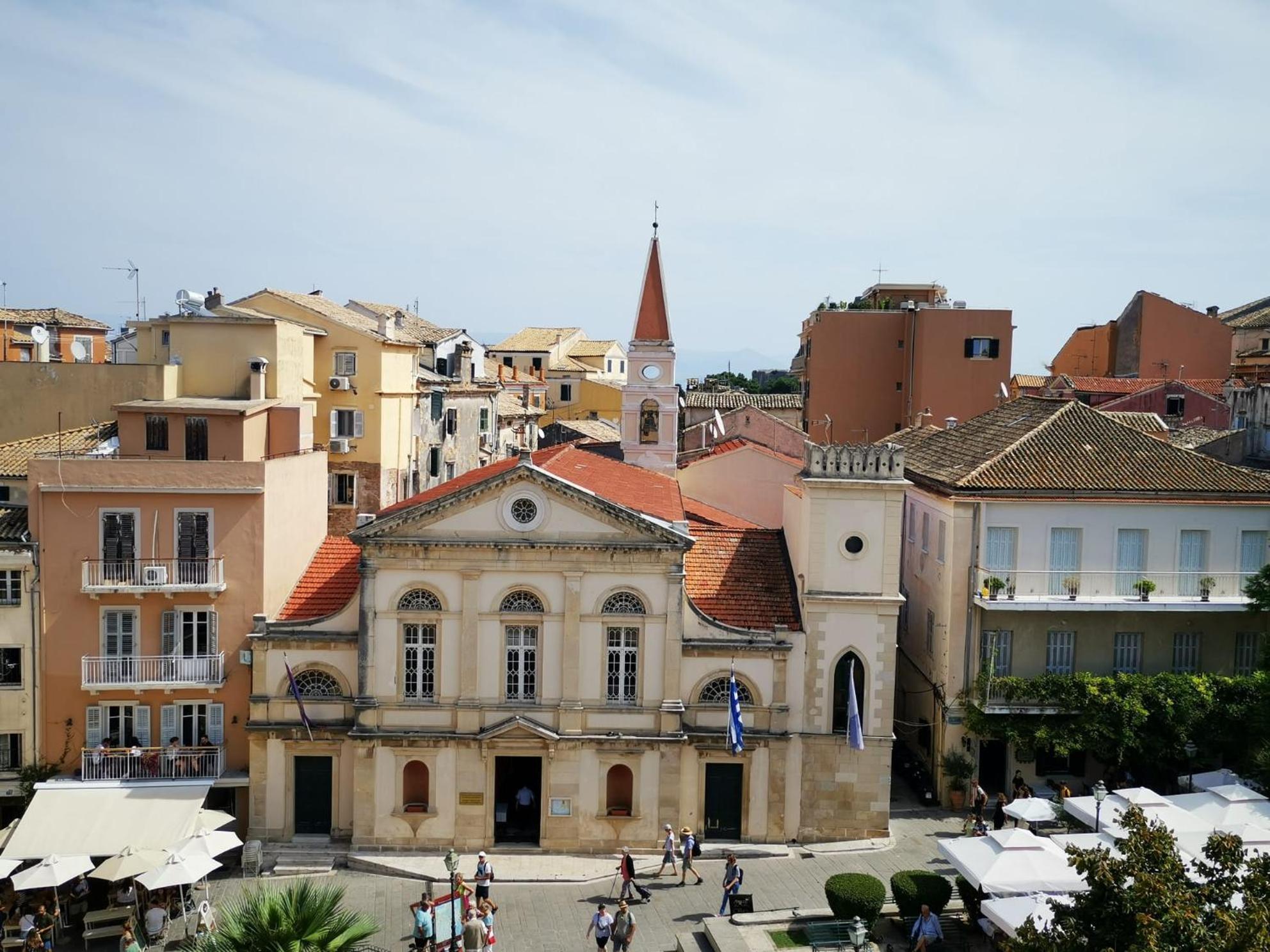 Апартаменты Attic Flat At San Giacomo Square-Corfu Town Экстерьер фото